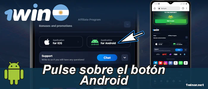 Haga clic en Android