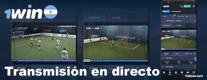 Transmisión en vivo en 1win