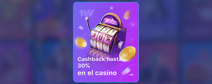 Cashback de hasta el 30%