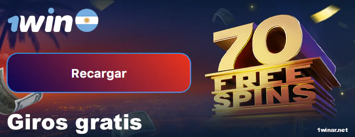 Bonificación de giros gratis en 1win