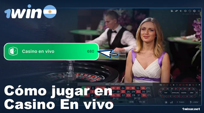 Instrucciones para jugar en 1win Casino en directo