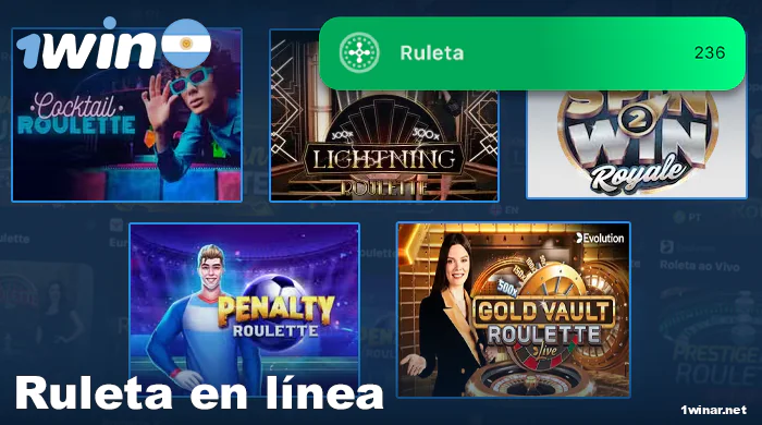 1win Ruleta en línea