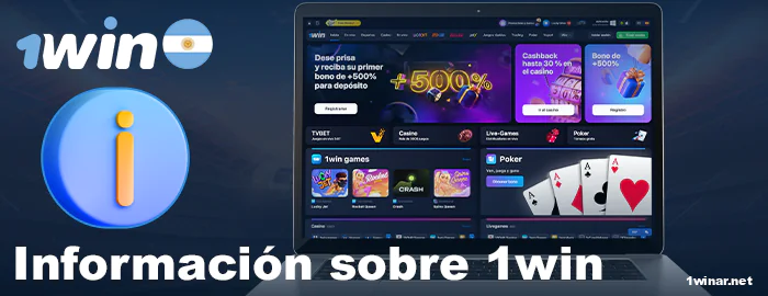 Detalles del portal de 1win