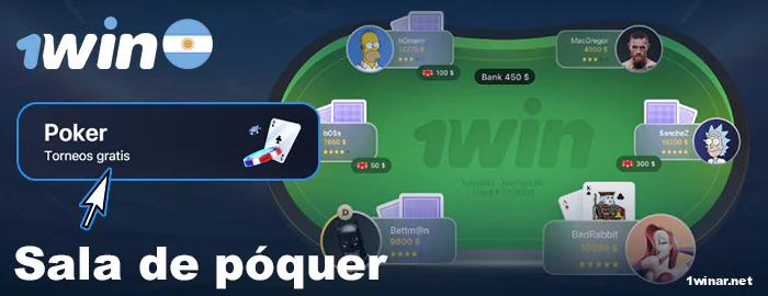 Poker en línea en 1win