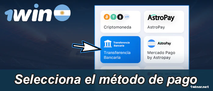 Seleccione un método de pago