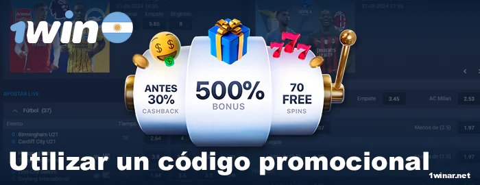 Cómo usar el código promocional 1win