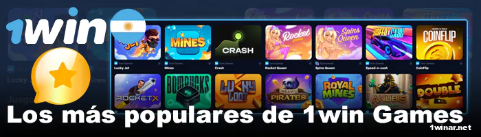Top juegos de 1win Games