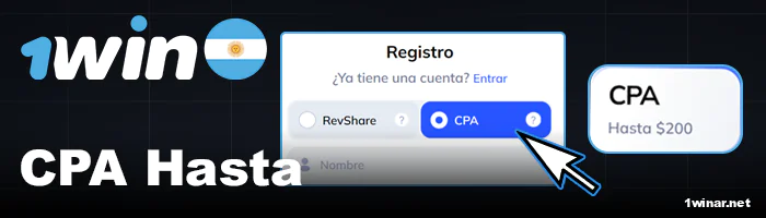 Método CPA en 1win Argentina