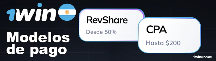 Modelo de pago para los jugadores de 1win Argentina