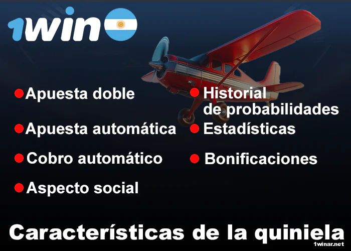 Características principales de 1win Aviator