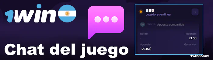 LuckyJet en el chat en vivo