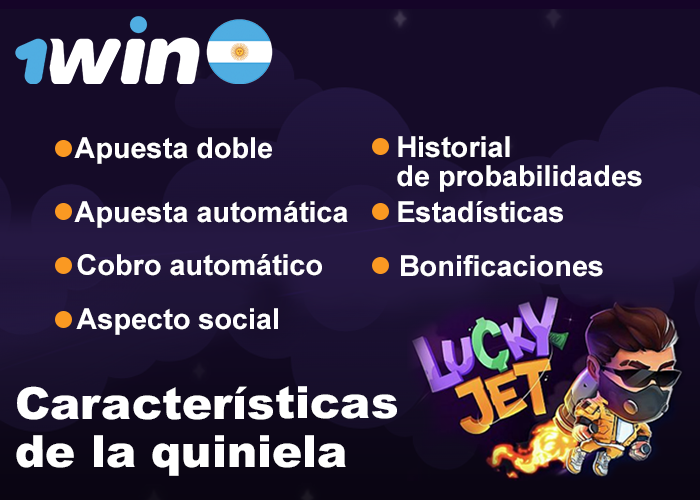 Características principales de 1win LuckyJet