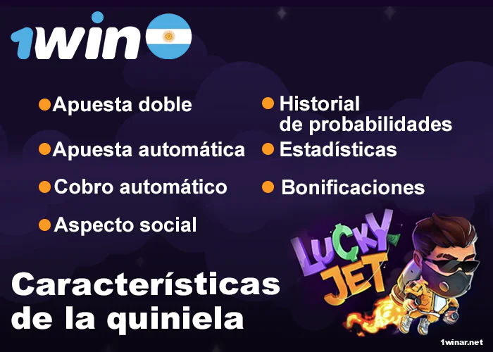 Características principales de 1win LuckyJet