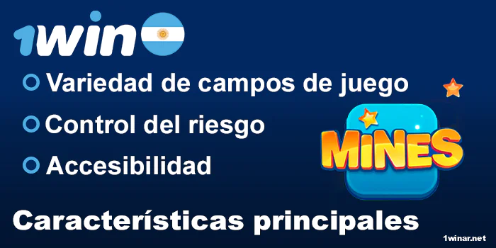 Detalles de la quiniela 1win Mines
