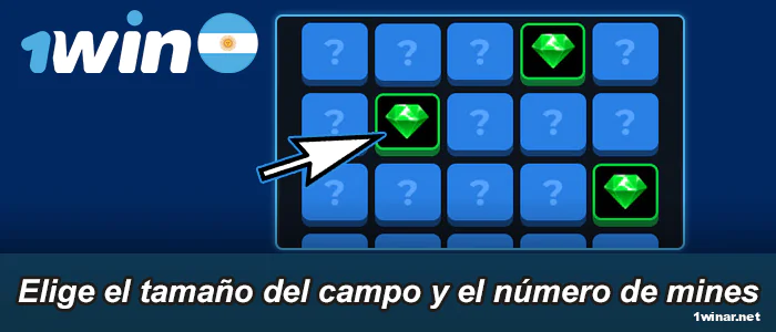 Configura el tamaño del campo y las minas
