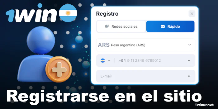 Registro en el sitio web de 1win