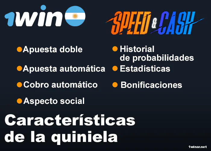 Detalles de la quiniela 1win Speed-n-Cash