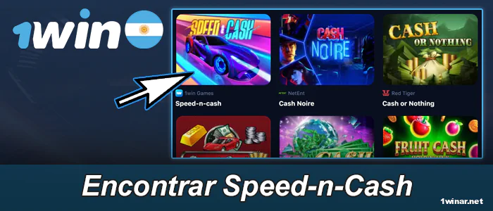 Seleccione Speed-n-Cash de la lista