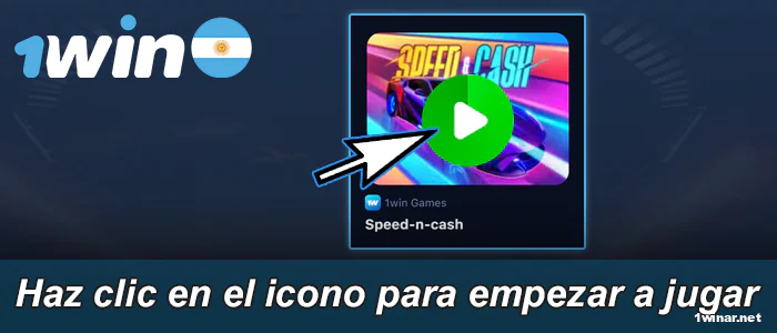 Selecciona el ícono de Speed-n-Cash para empezar