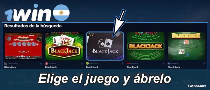 Elige el juego y ábrelo