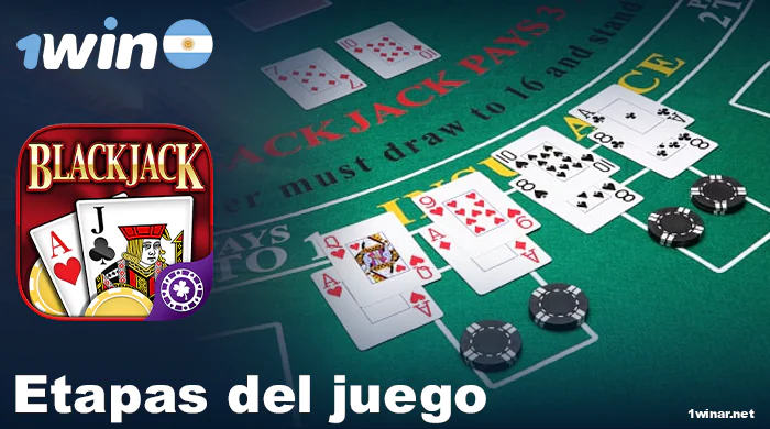 Etapas de jugar al blackjack en 1win
