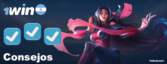 Consejos de apuestas para ciberjugadores argentinos de 1win