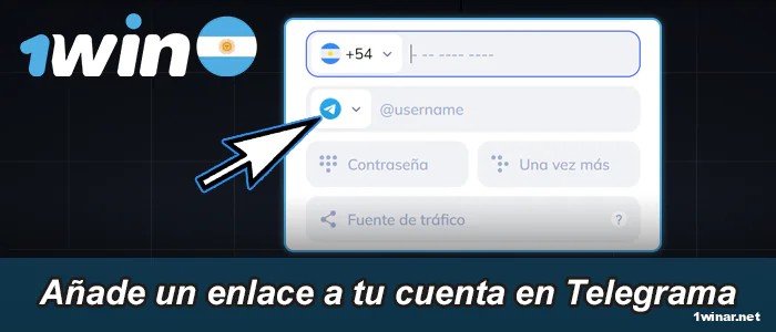 Añadir redes sociales en 1win Argentina
