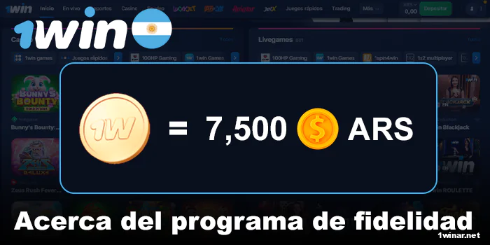 Información sobre el programa de fidelidad de 1win AR