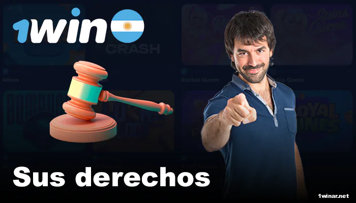 Derechos del usuario en 1win AR