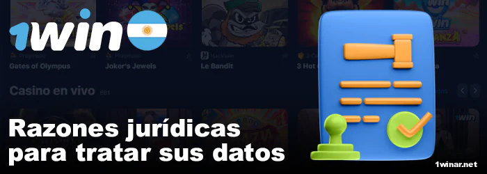 Tratamiento de datos en 1win Argentina